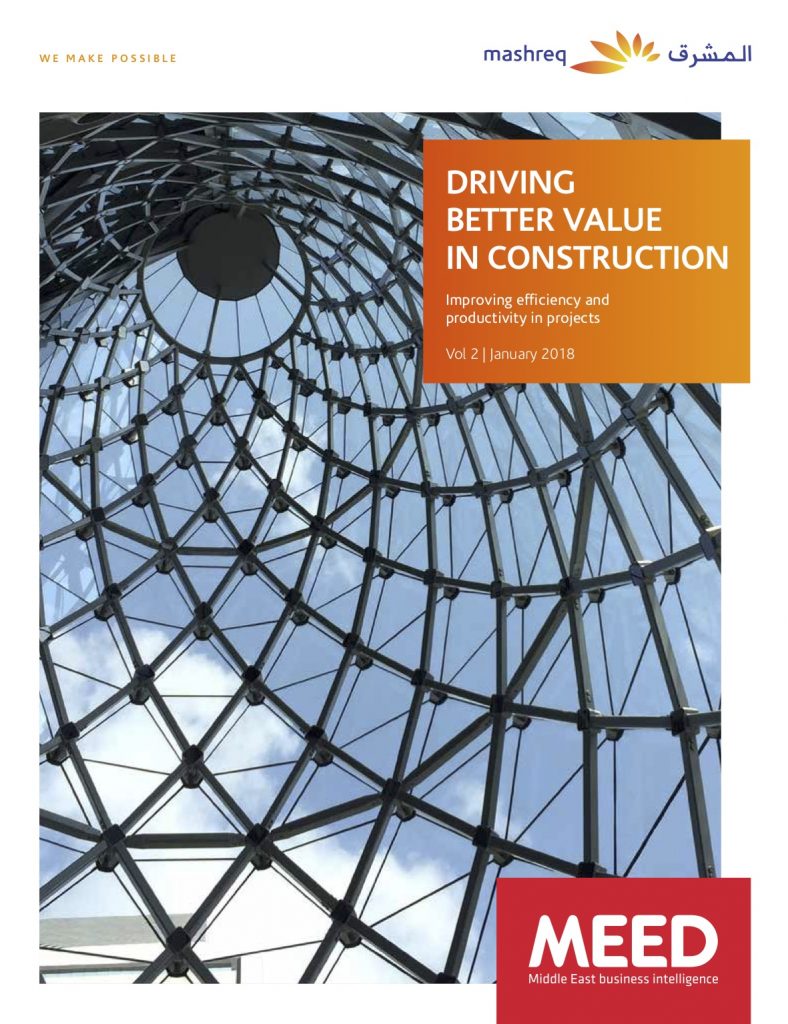Driving better value in construction report cover